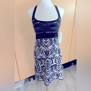 Lola black and white sporty casual dress
